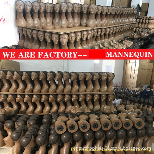 wholesale africa american white women female new fiberglass mannequin head for wig display realistic mannequin heads